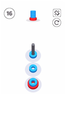 彩色圆圈3D手游app截图