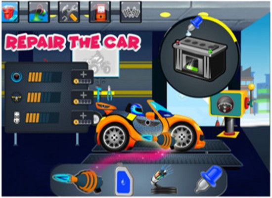 儿童汽车修理工场 手游版手游app截图