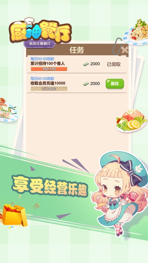 厨神餐厅 赚钱版手游app截图