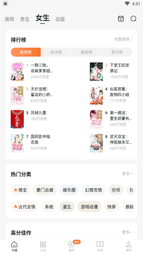 红柚小说 免费版手机软件app截图
