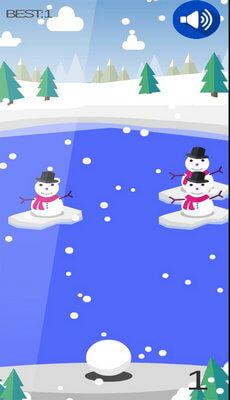 雪地雪球作战 手游版手游app截图