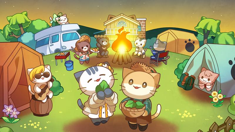 猫咪森林：露营地的故事手游app截图