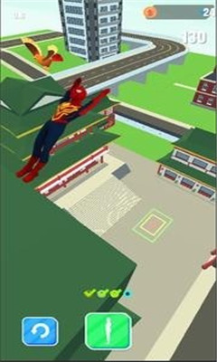 超级英雄翻身跳手游app截图