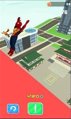 超级英雄翻身跳手游app截图