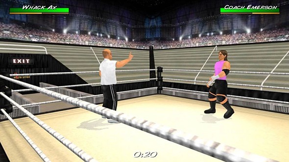 摔跤革命3D 完整版手游app截图