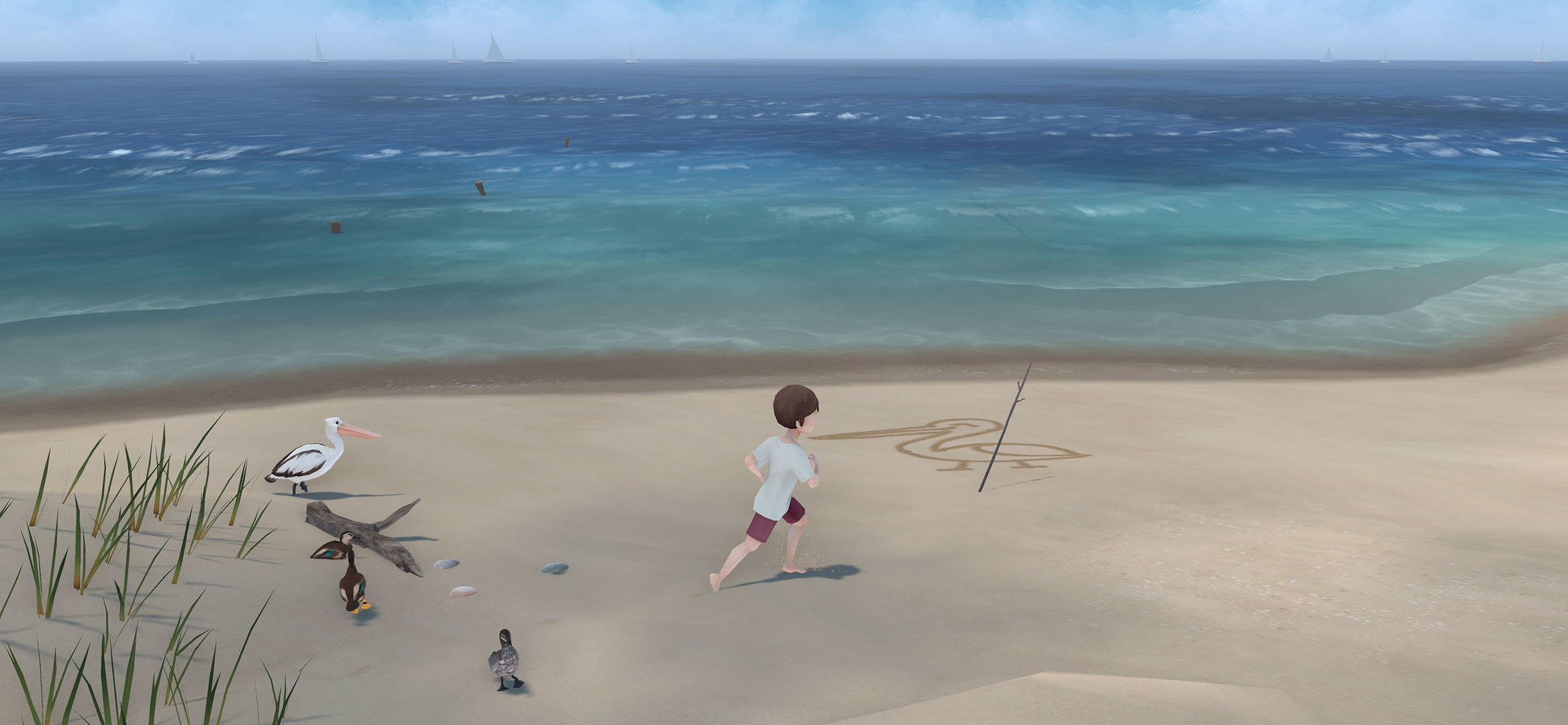 男孩与鹈鹕 最新版手游app截图