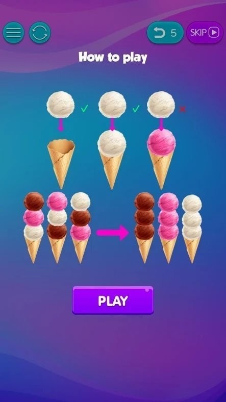 分类冰淇淋手游app截图