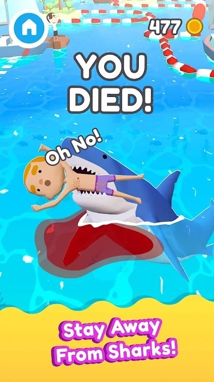 鲨鱼逃生3D手游app截图