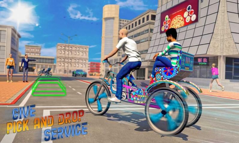 自行车乘客模拟器手游app截图