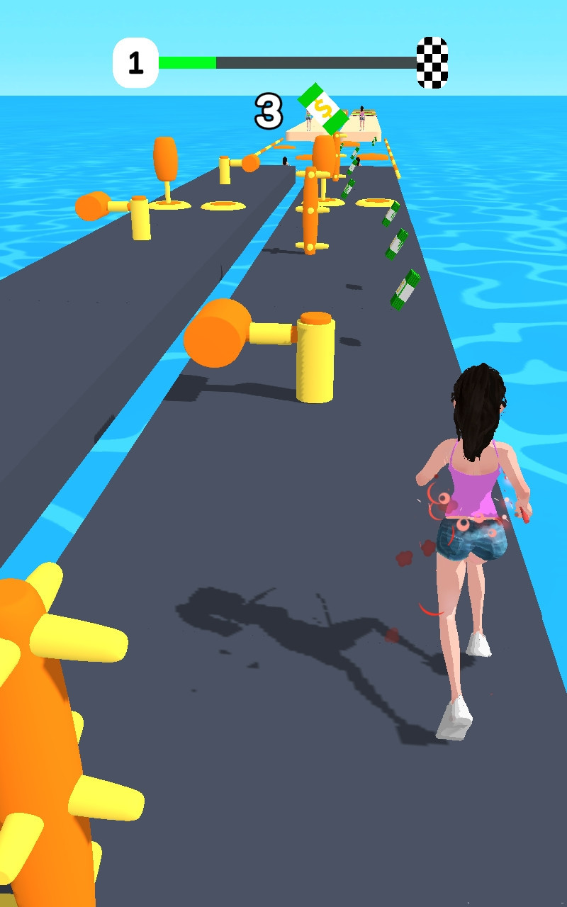 Girl Race 3D手游app截图