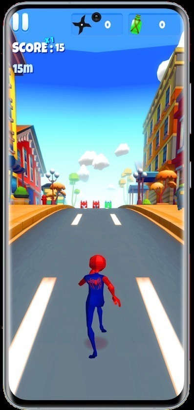 蜘蛛英雄奔跑手游app截图