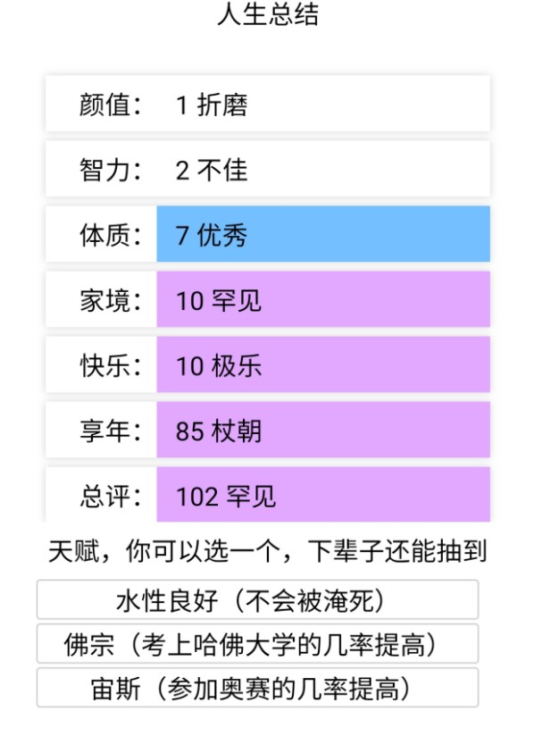 人生模拟器 中文版手游app截图