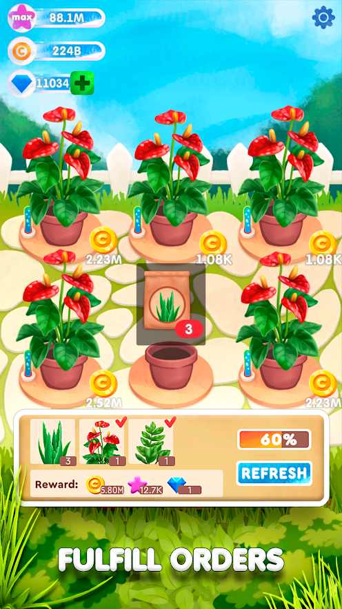 空闲植物花园 安卓版手游app截图