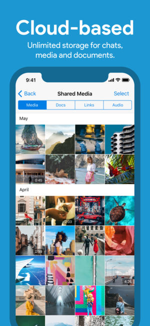  Screenshot of Telegram accelerator mobile software app