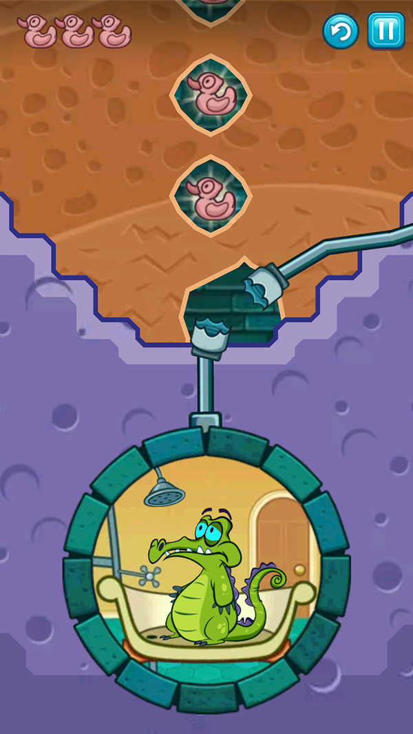 小鳄鱼爱洗澡 免费版手游app截图