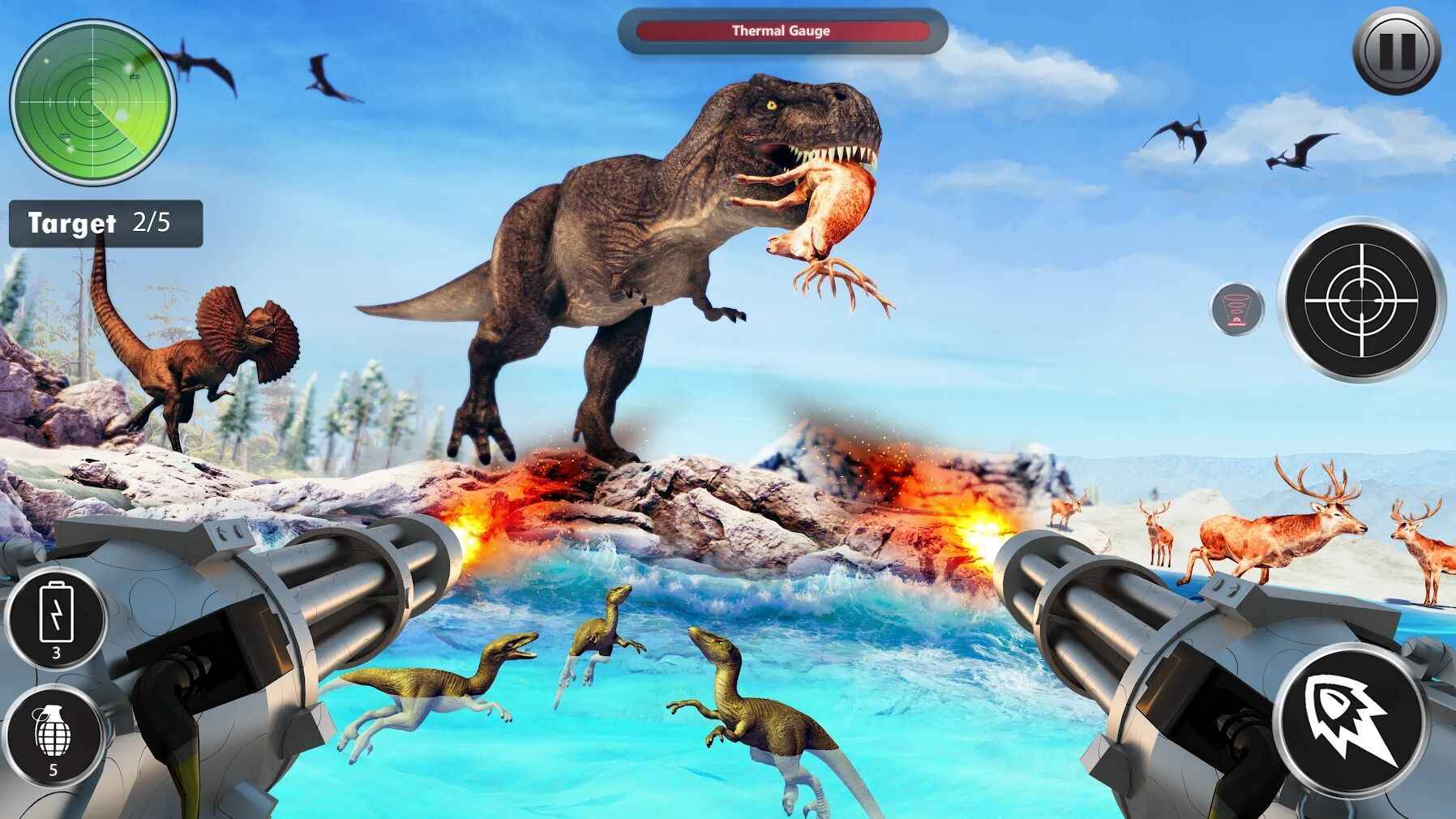 野生恐龙狩猎3D 免内购手游app截图
