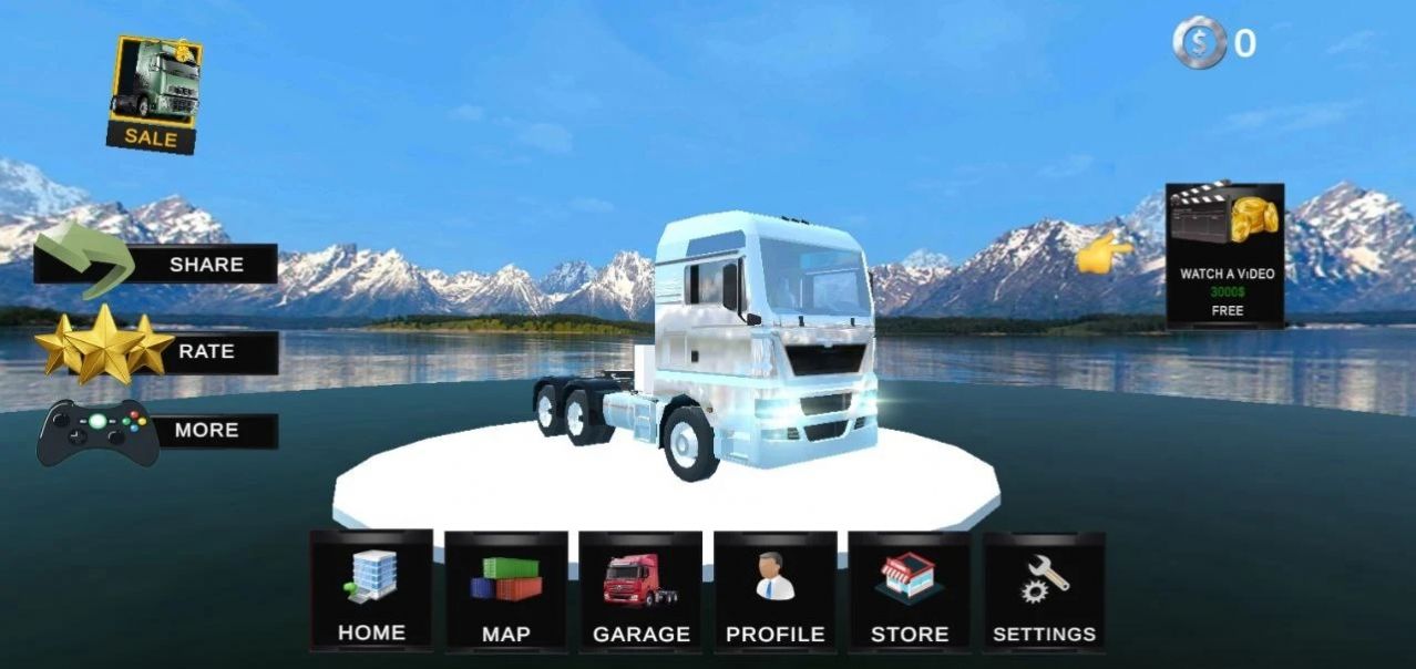 世界卡车模拟器2危险道路手游app截图