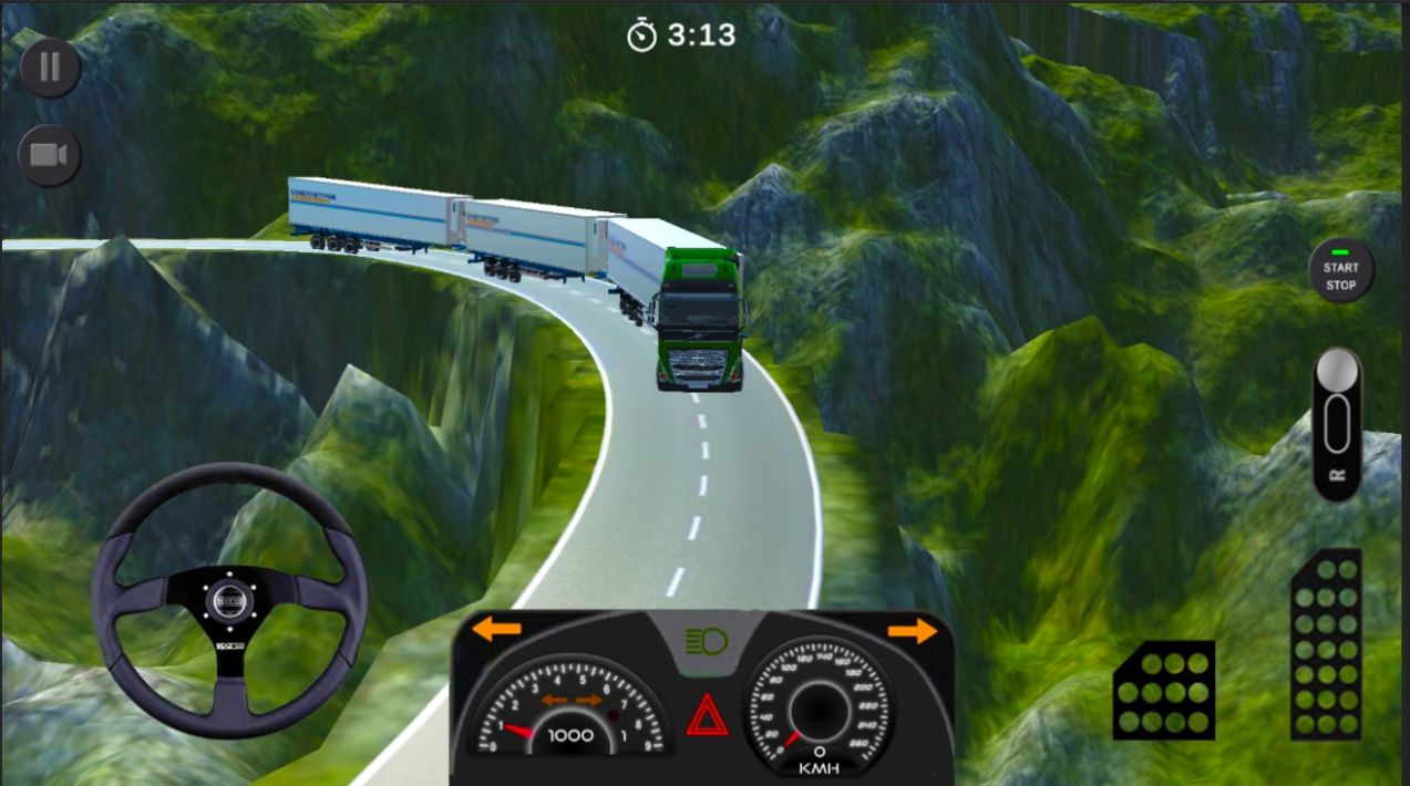世界卡车模拟器2危险道路手游app截图