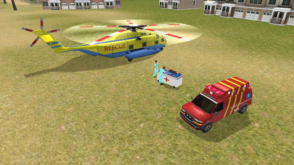 消防直升机救援模拟器手游app截图