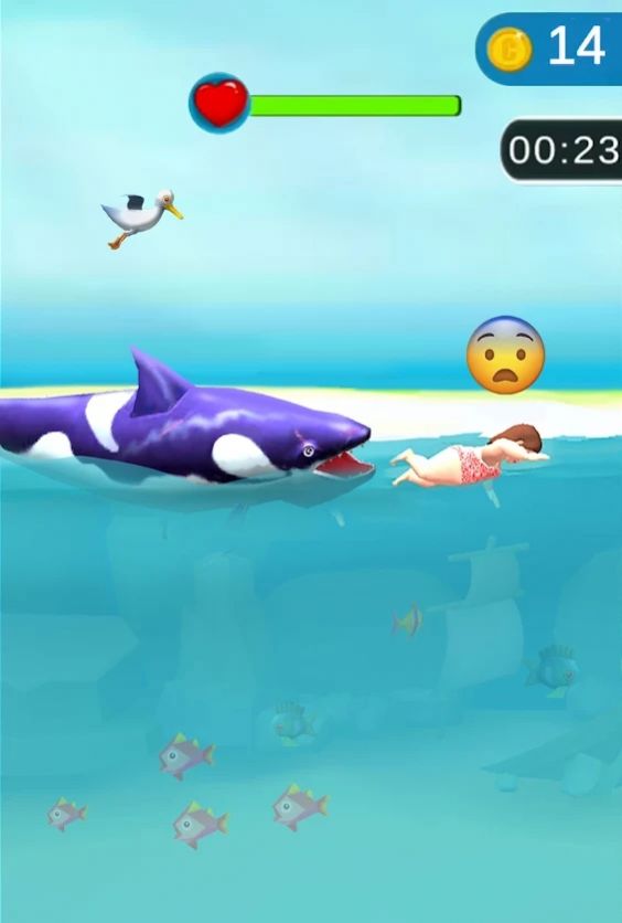 鲨鱼狂潮3D手游app截图