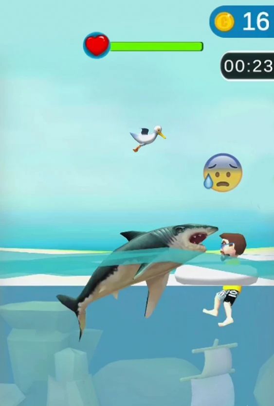 鲨鱼狂潮3D手游app截图