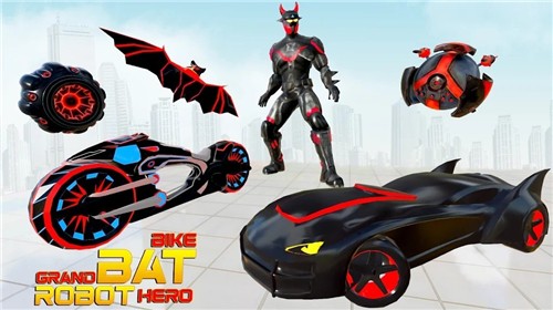 蝙蝠战车变形英雄手游app截图