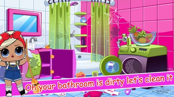 清洁娃娃房间 免费版手游app截图