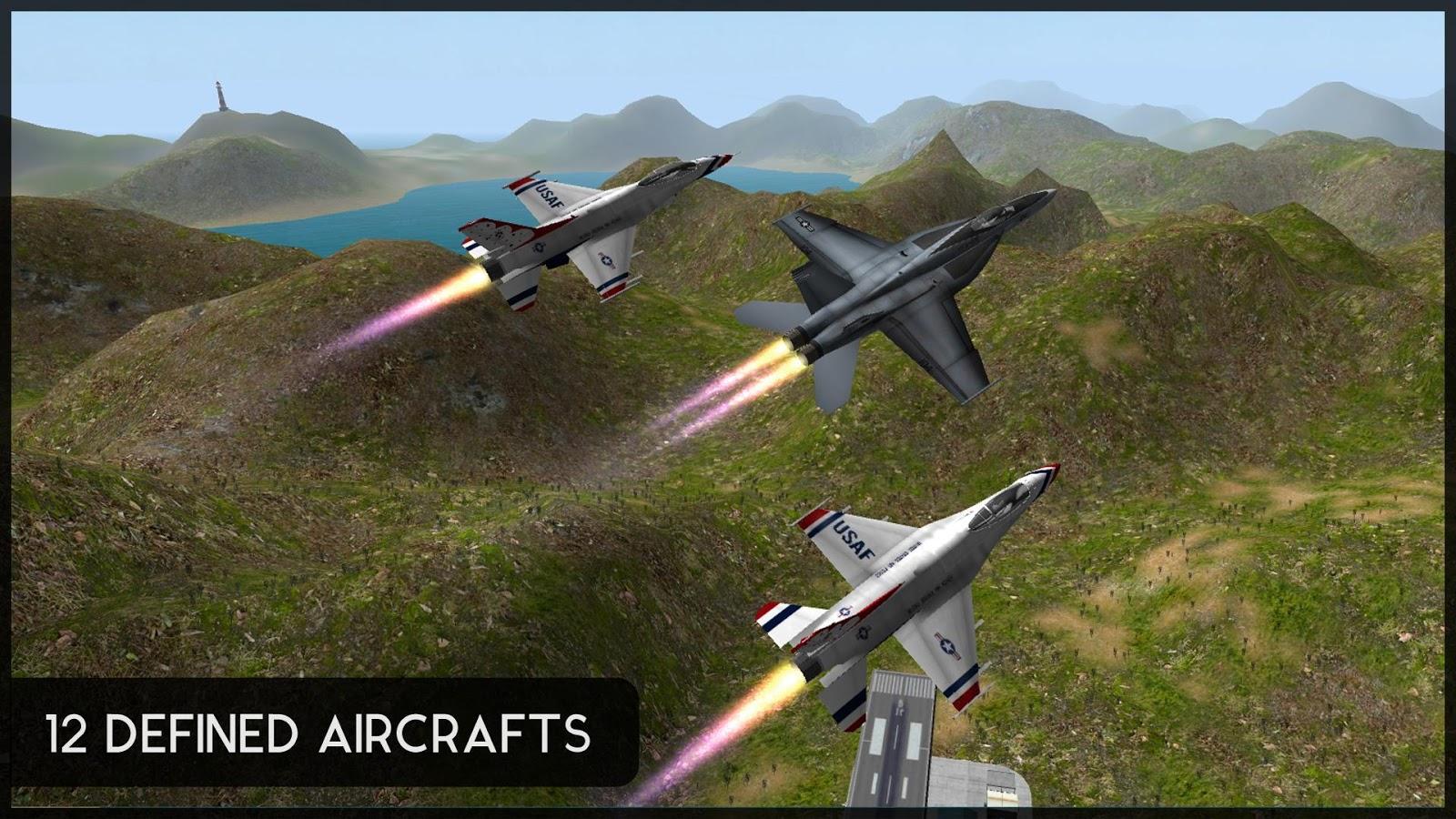 军机飞行模拟器 完美版手游app截图