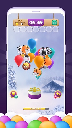 匹配的气球3D手游app截图
