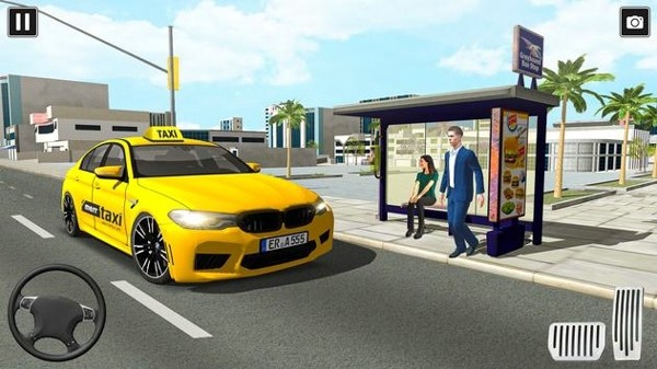 出租车疯狂司机模拟器3D手游app截图