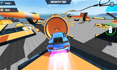 汽车特技加速3D 免费版手游app截图