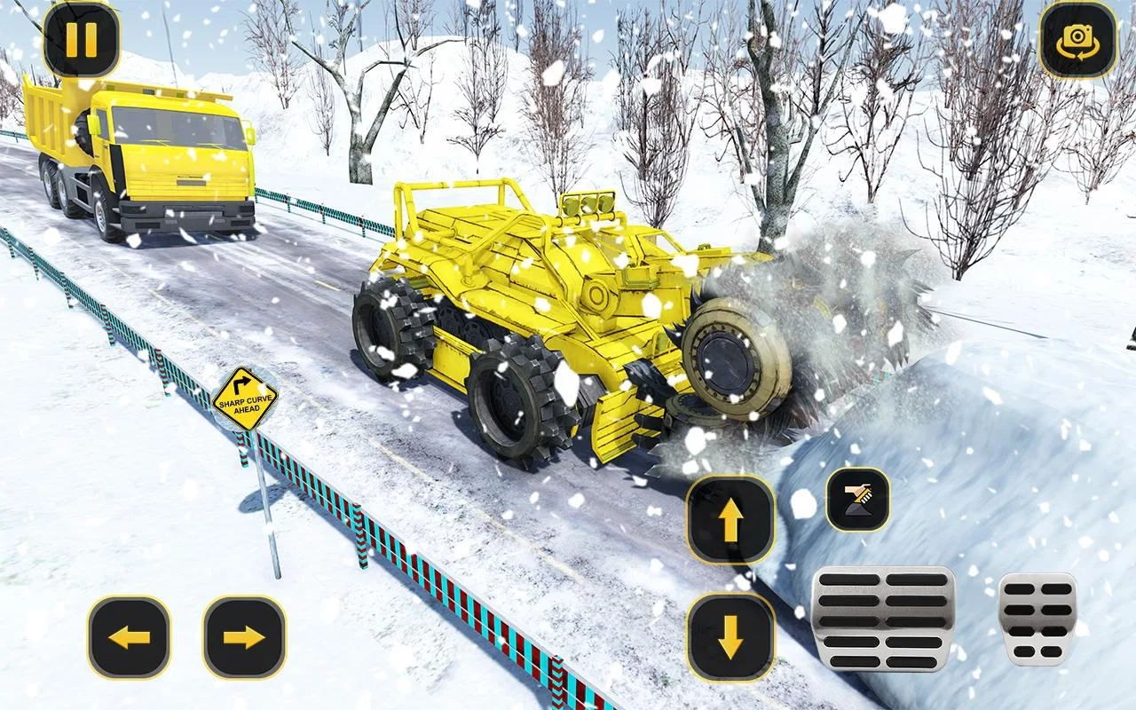 扫雪驾驶模拟手游app截图