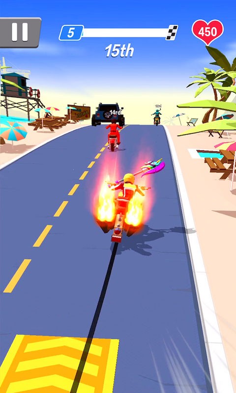 暴力摩托飞车 全新版手游app截图