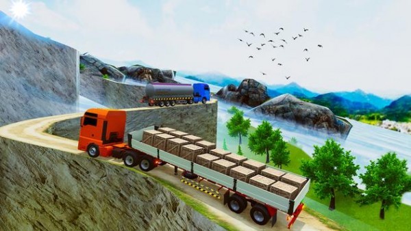 卡车司机越野货运3D手游app截图