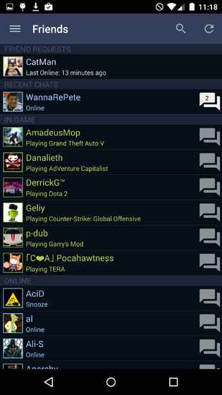 steam 移动版手机软件app截图