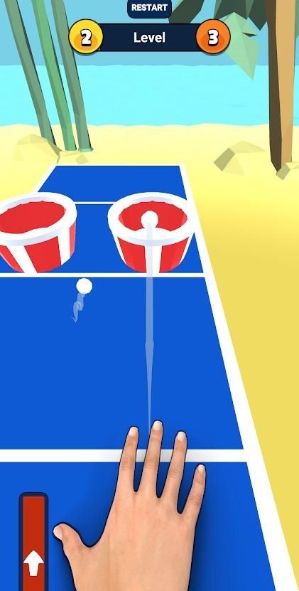 乒乓球弹入水杯手游app截图