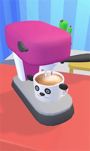 模板咖啡馆3D手游app截图