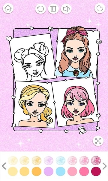 公主美妆画画手游app截图