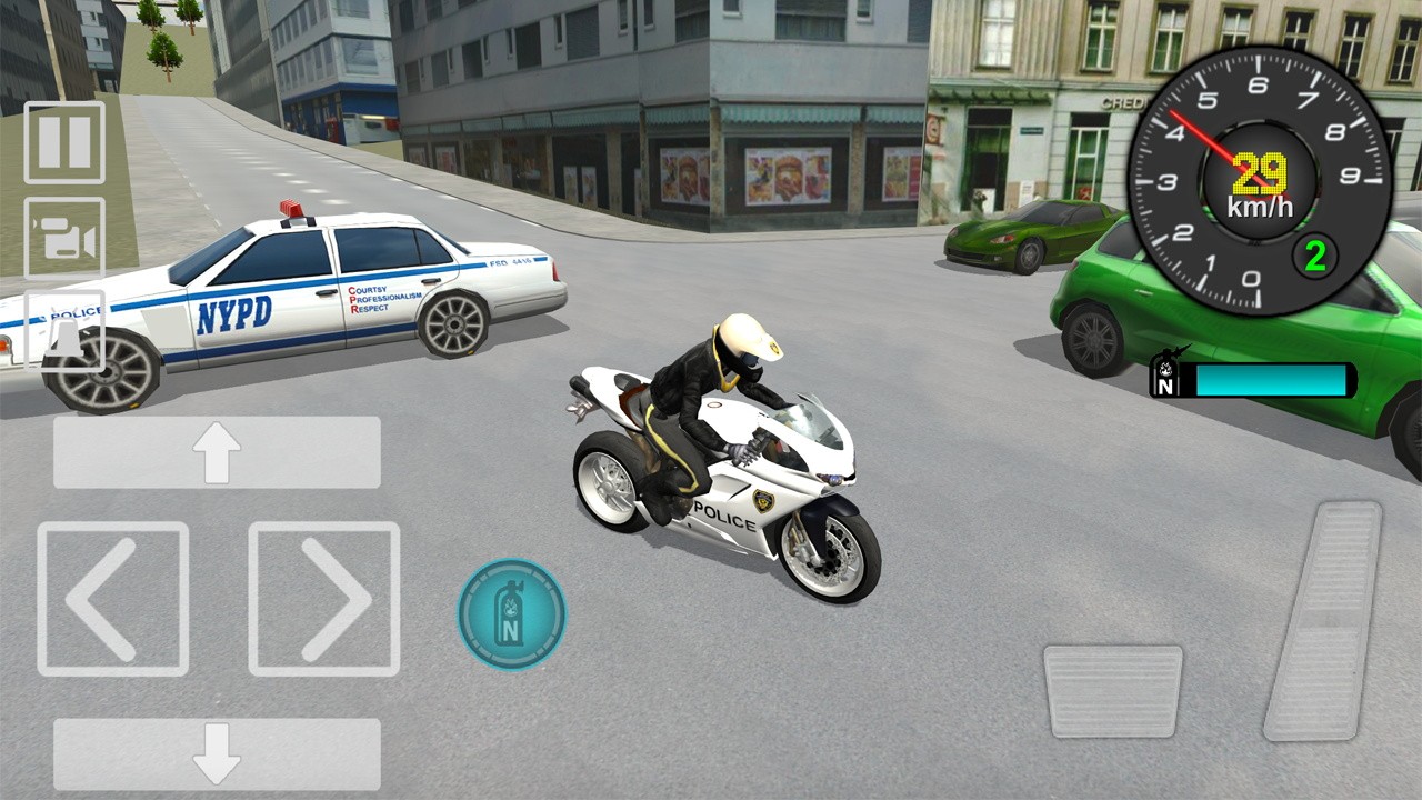 摩托警车模拟器手游app截图