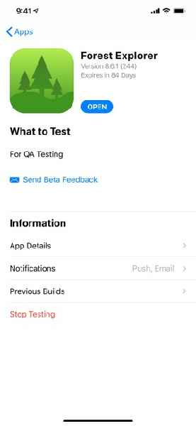 testflight 福利兑换码手机软件app截图
