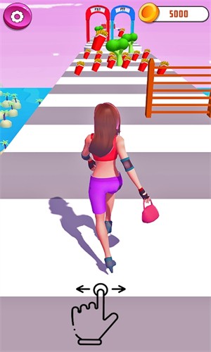 女孩挑战赛跑者手游app截图