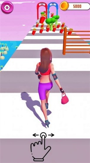 女子赛跑挑战赛手游app截图
