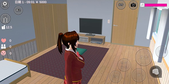 sakura school simulator 英文版手游app截图