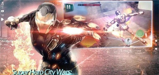 超级英雄城市战争：钢铁侠手游app截图
