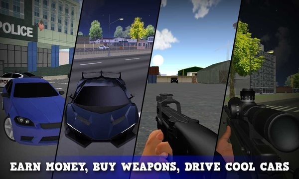 警察和强盗模拟器 无敌版手游app截图