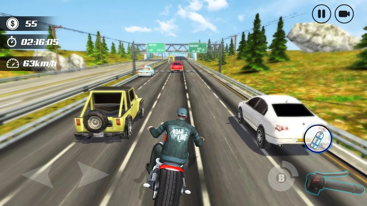 公路摩托车竞速赛手游app截图