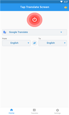 tap translate screen手机软件app截图