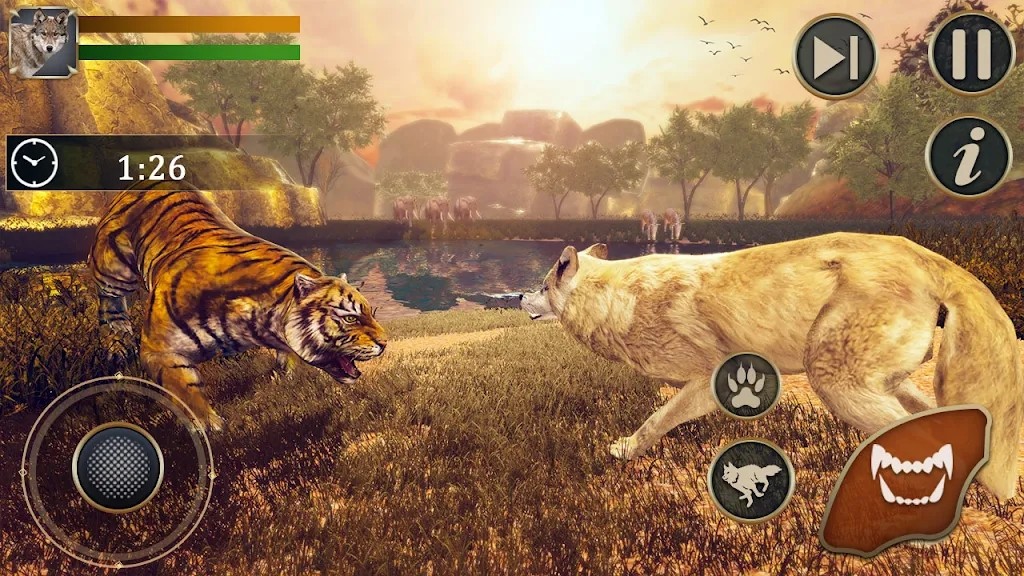 野狼动物模拟器手游app截图