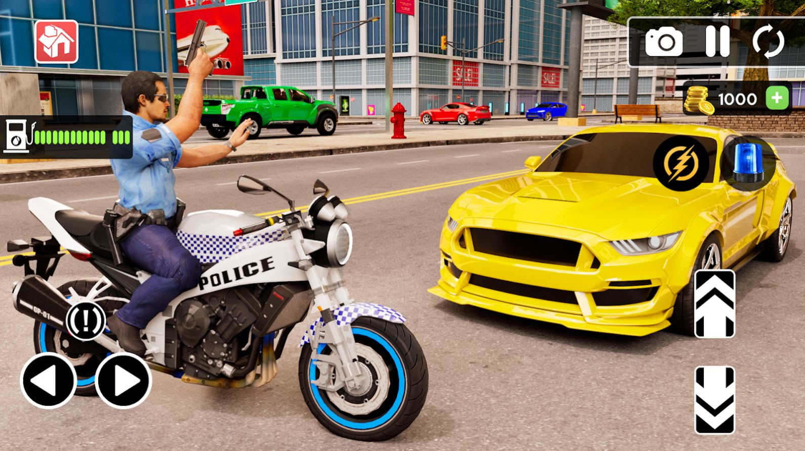 警察驾驶摩托车 最新版手游app截图