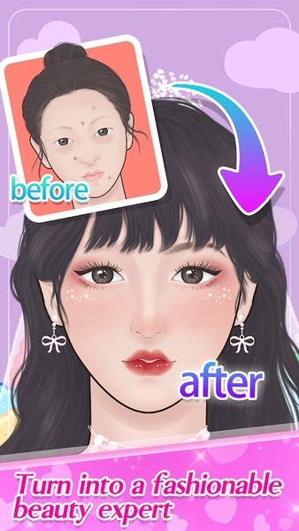 化妆师美容院 无广告免费手游app截图